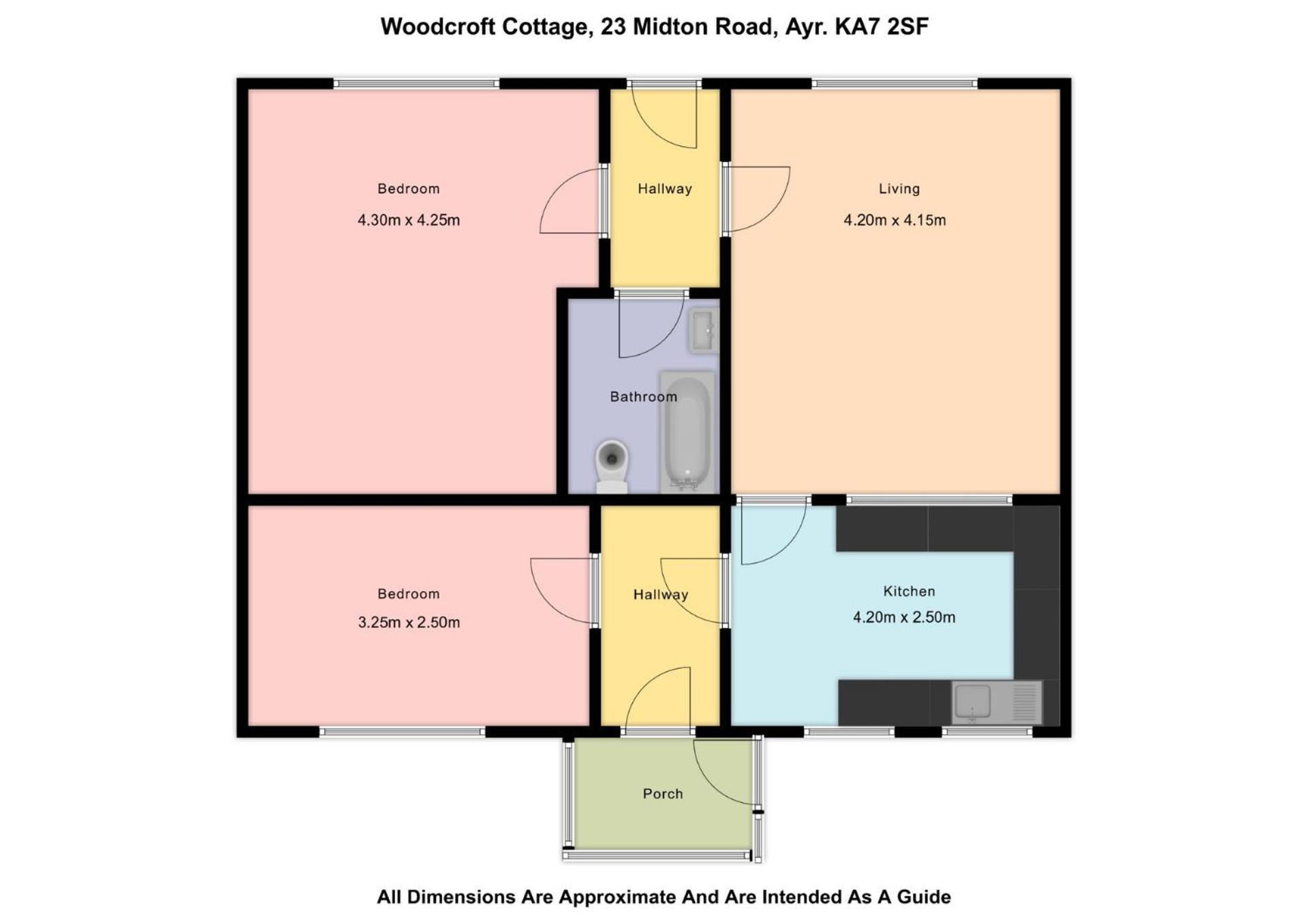 Woodcroft Cottage Ayr Exterior foto